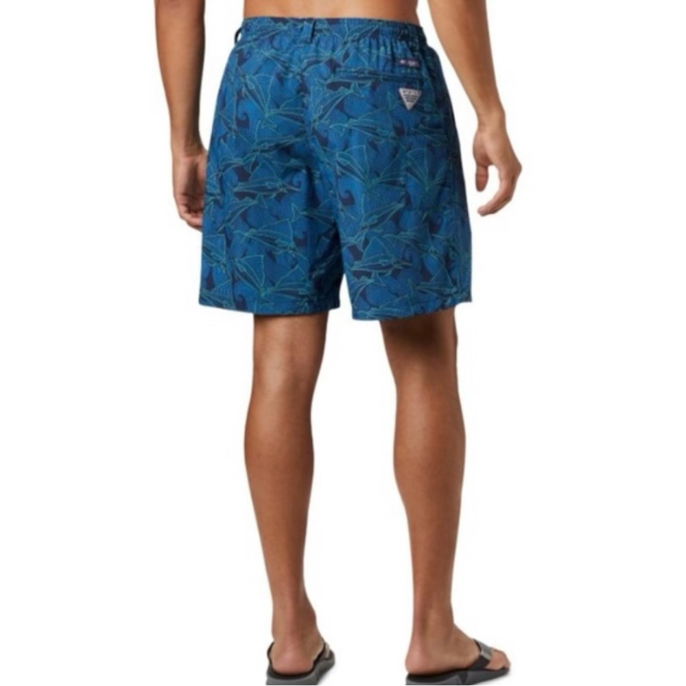 Columbia PFG Super Backcast Water Short Swim Trunk Lined Men’s size Medium Fish - Picture 2 of 10